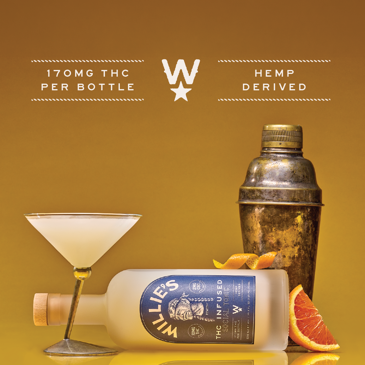 Willie's Remedy+ 10mg High Dose 750ml Bottle