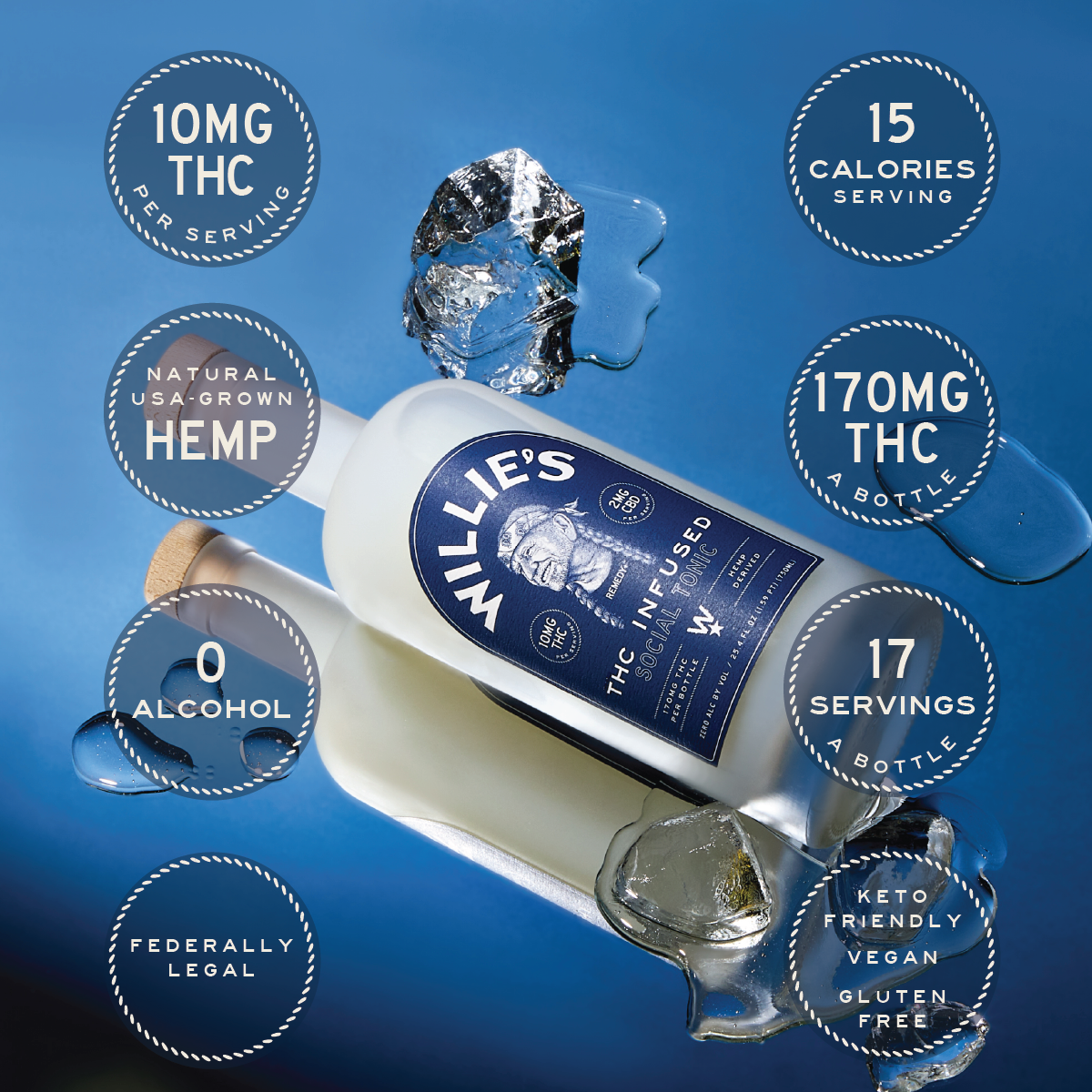 Willie's Remedy+ 10mg High Dose 750ml Bottle