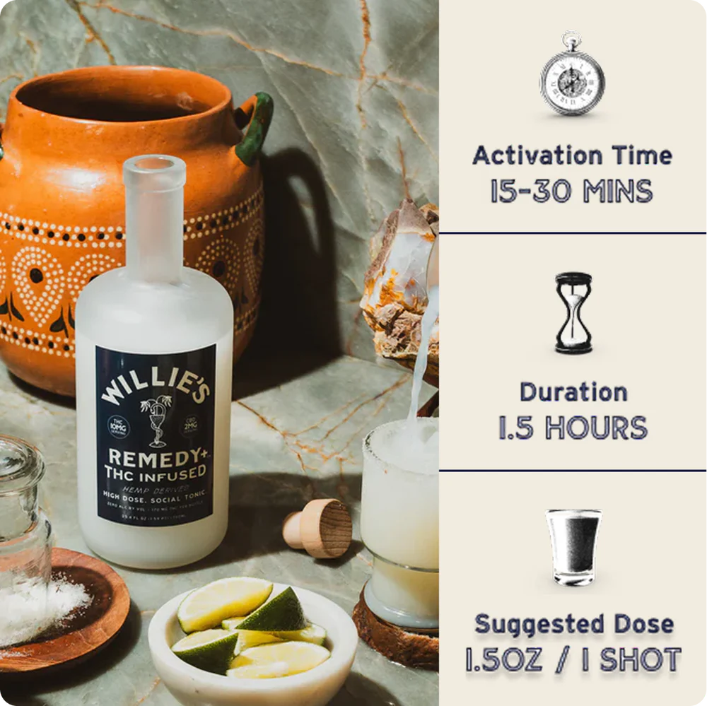 Willie's Remedy+ 10mg High Dose 750ml Bottle