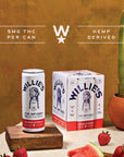 Willie's Remedy+ 5mg Strawberry Watermelon THC Infused Seltzer