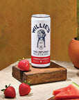 Willie's Remedy+ 5mg Strawberry Watermelon THC Infused Seltzer