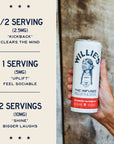 Willie's Remedy+ 5mg THC Infused Seltzer Variety Pack