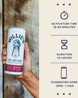 Willie's Remedy+ 5mg Black Cherry Lime THC Infused Seltzer