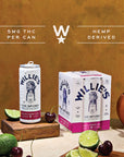 Willie's Remedy+ 5mg Black Cherry Lime THC Infused Seltzer