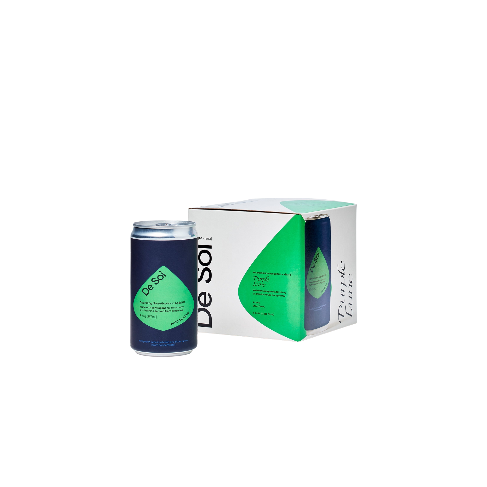 De Soi -  Purple Lune Non-Alcoholic Apéritif- Can (4-pack)