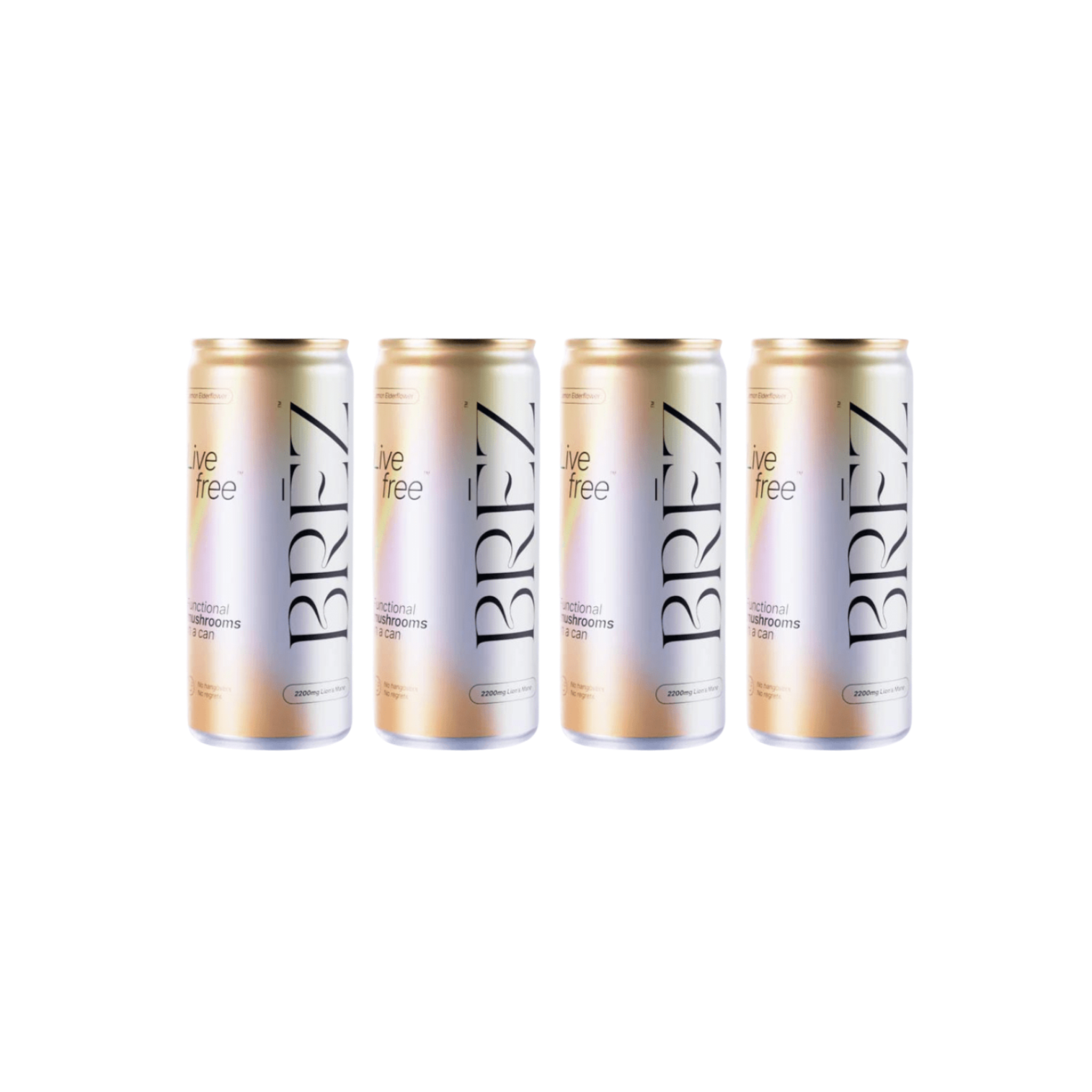 BRĒZ Flow Lion's Mane 12oz - 4 Pack