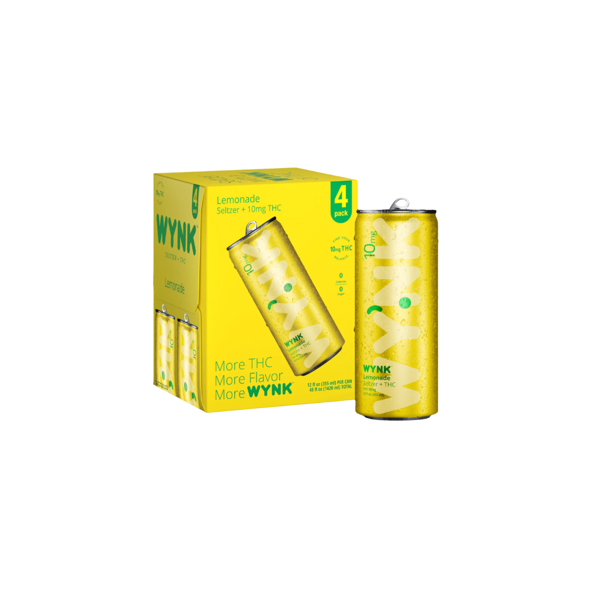 Wynk - Lemonade - 10mg THC Seltzer- 4pk
