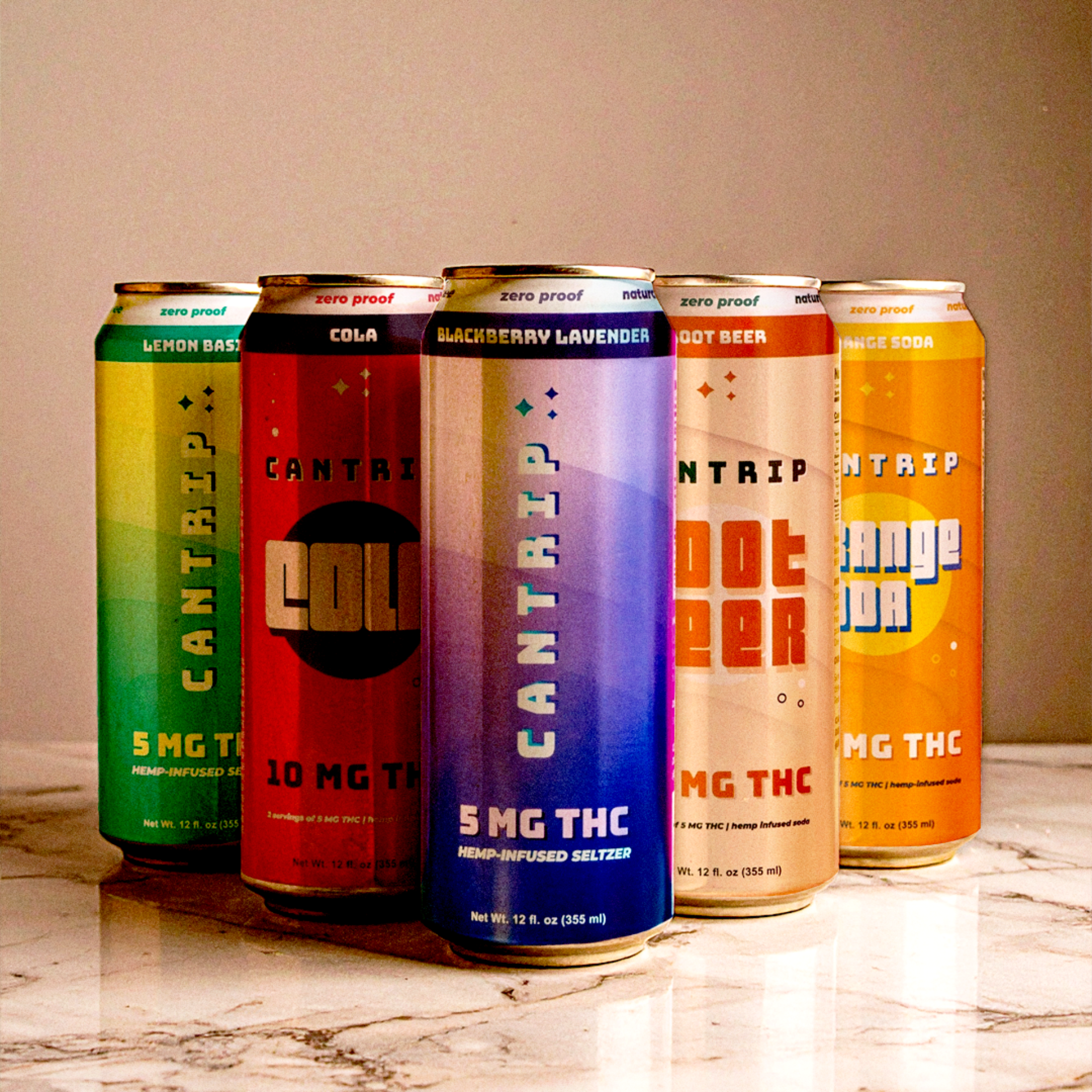 Cantrip Blackberry Lavender - 5mg - 4 pack cans