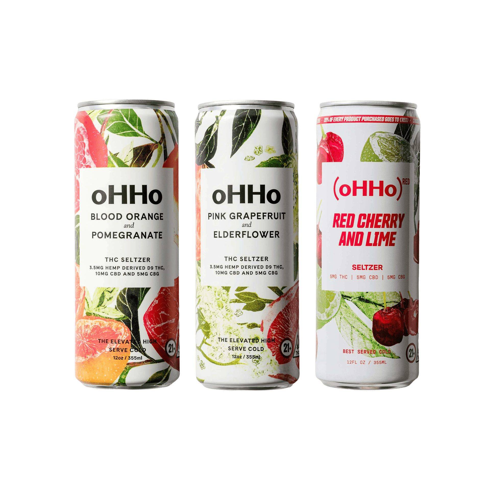 oHHo 5mg Sampler Bundle - 12 Cans - Buzz by Boisson
