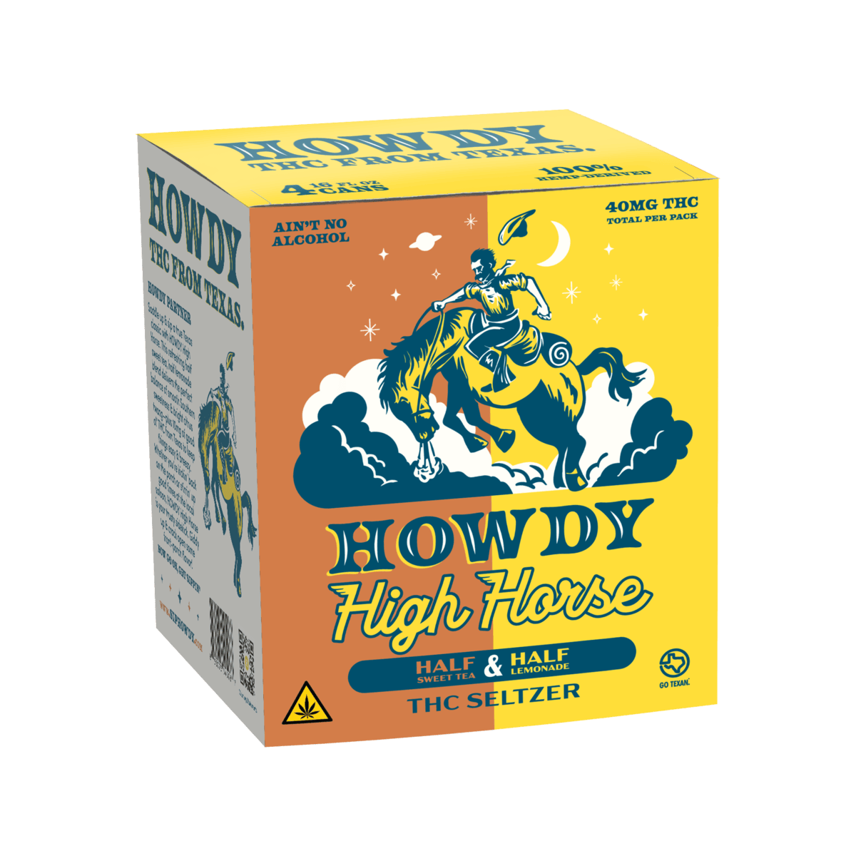 Howdy High Horse 10mg Half and Half Sweet Tea and Lemonade