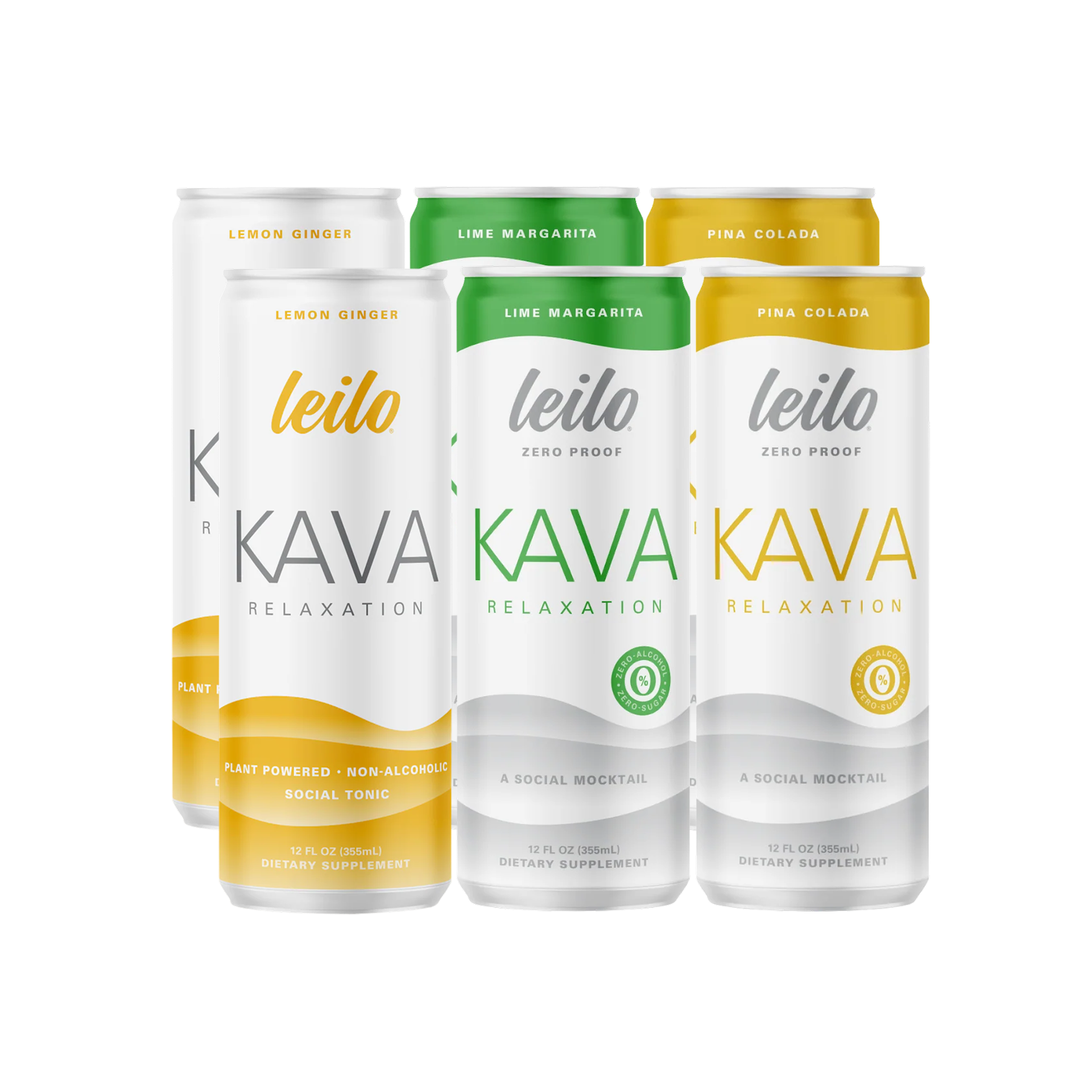 Leilo Tropical 6 pack on transparent background