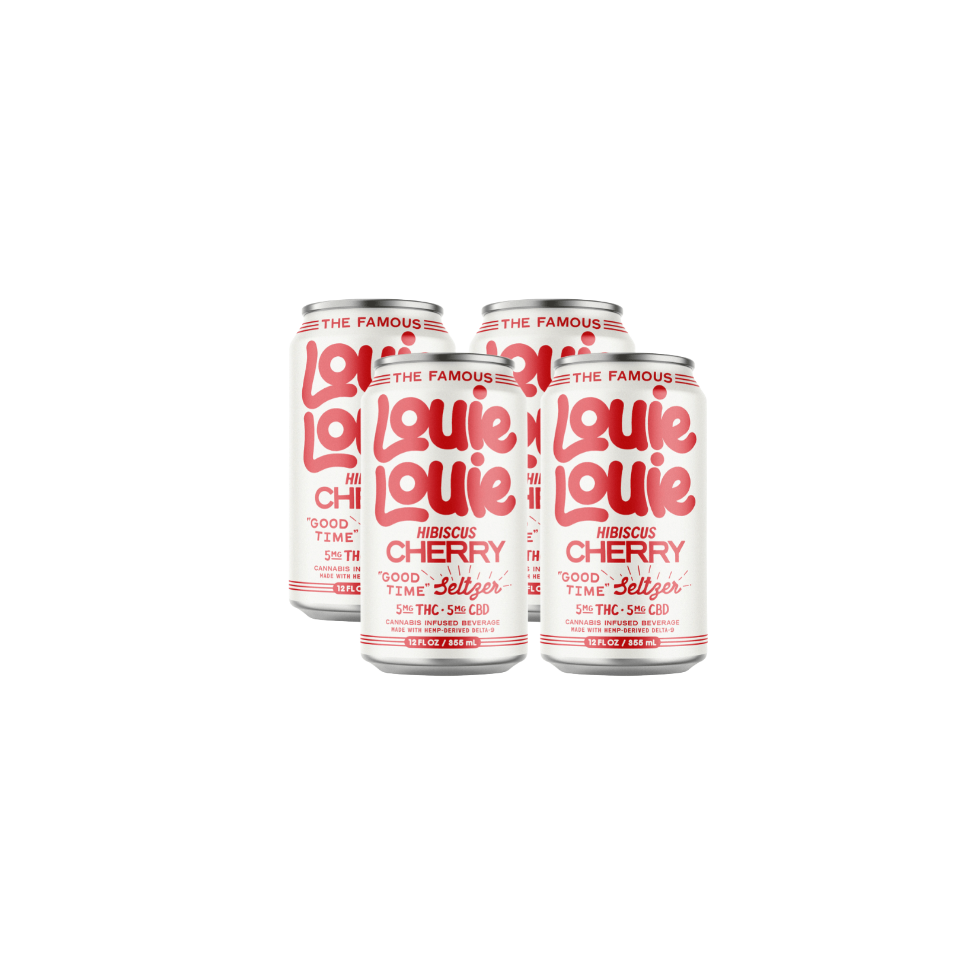 Louie Louie Hibiscus Cherry - 4 Pack