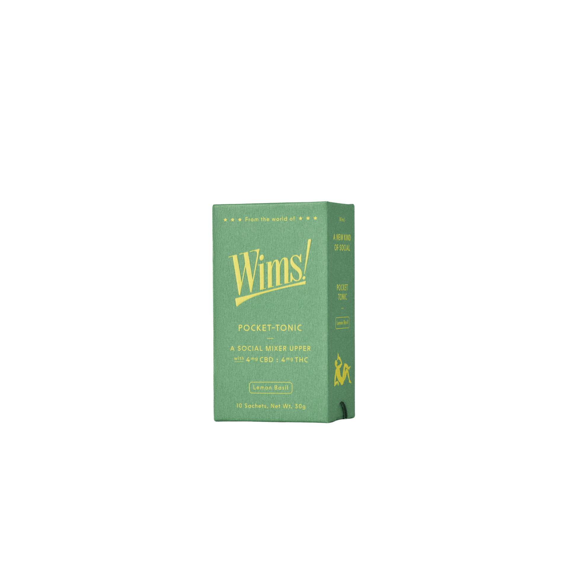 Wims Lemon Basil Pocket - Tonic™ - 10 Count Box - Buzz by Boisson