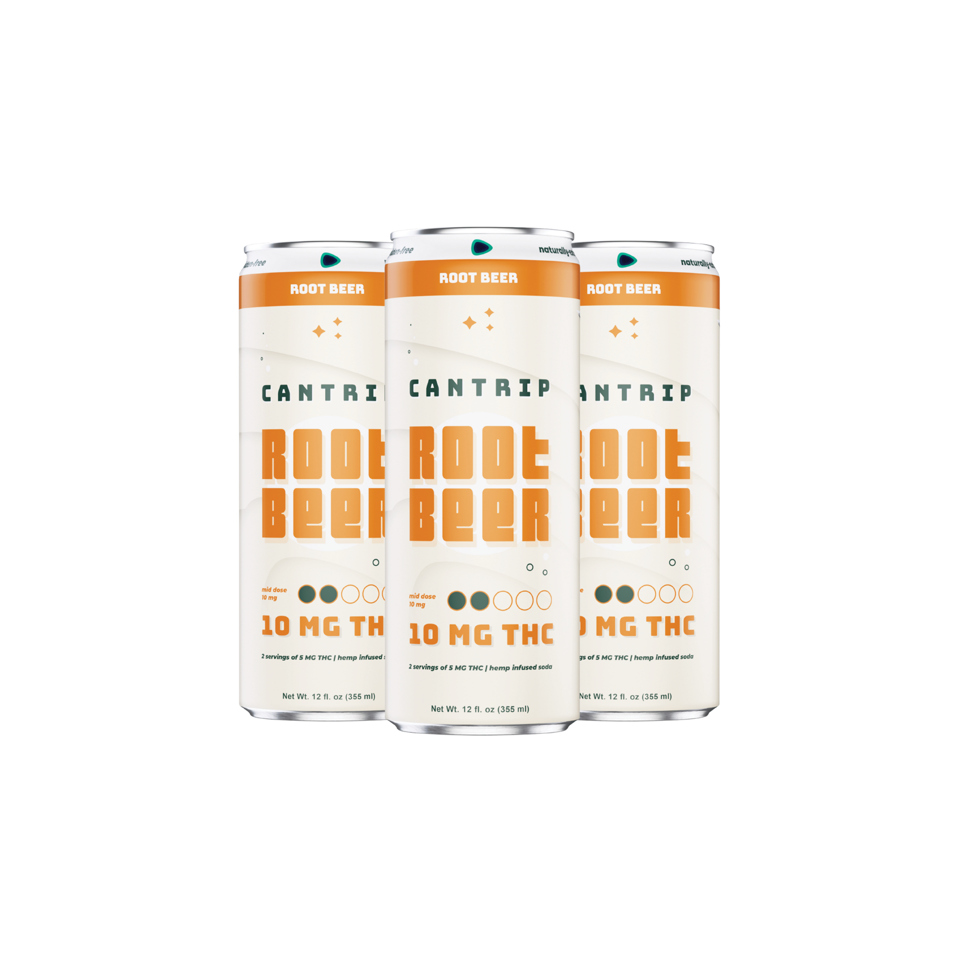 Cantrip Root Beer - 10mg - 4 Pack cans