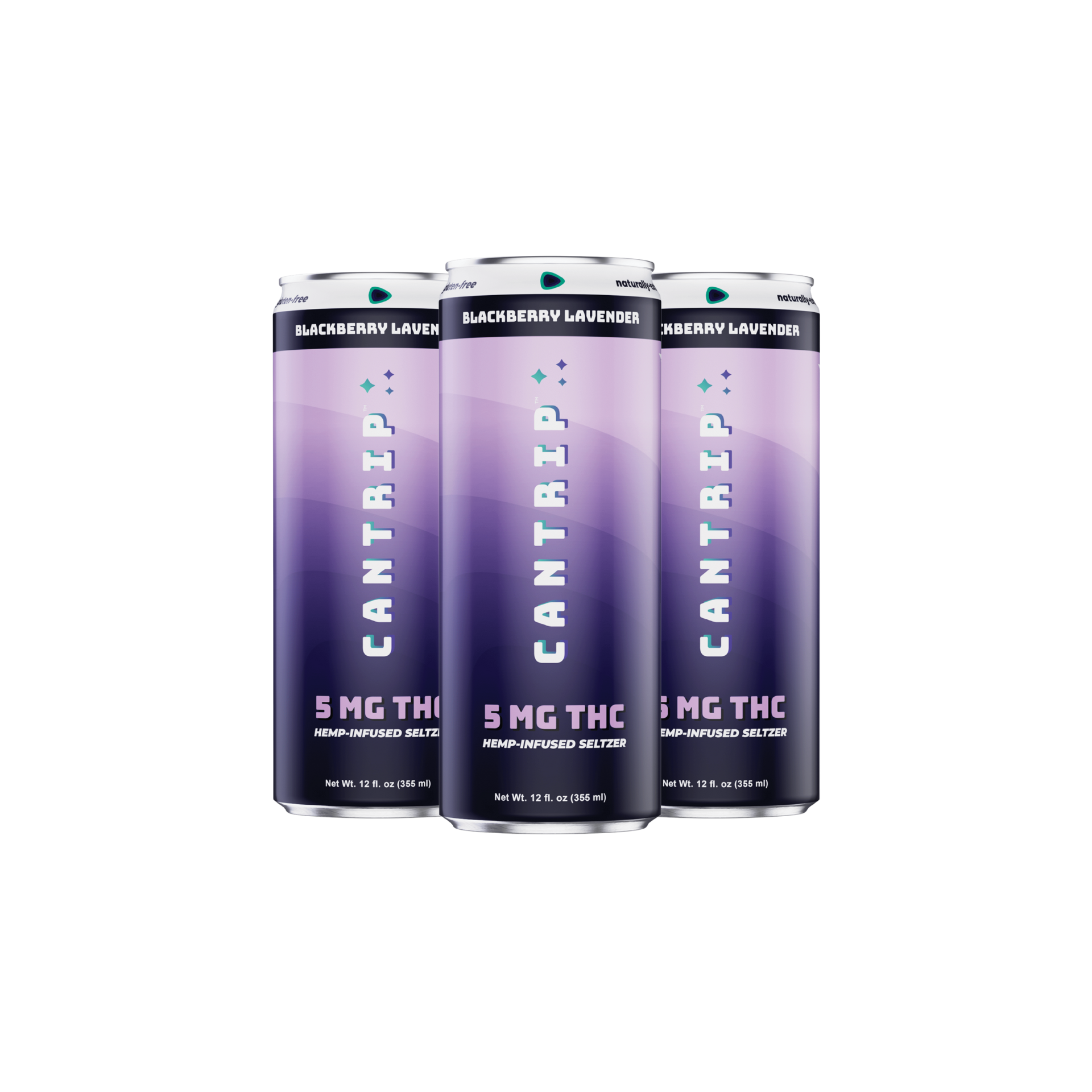 Cantrip Blackberry Lavender - 5mg - 4 pack cans