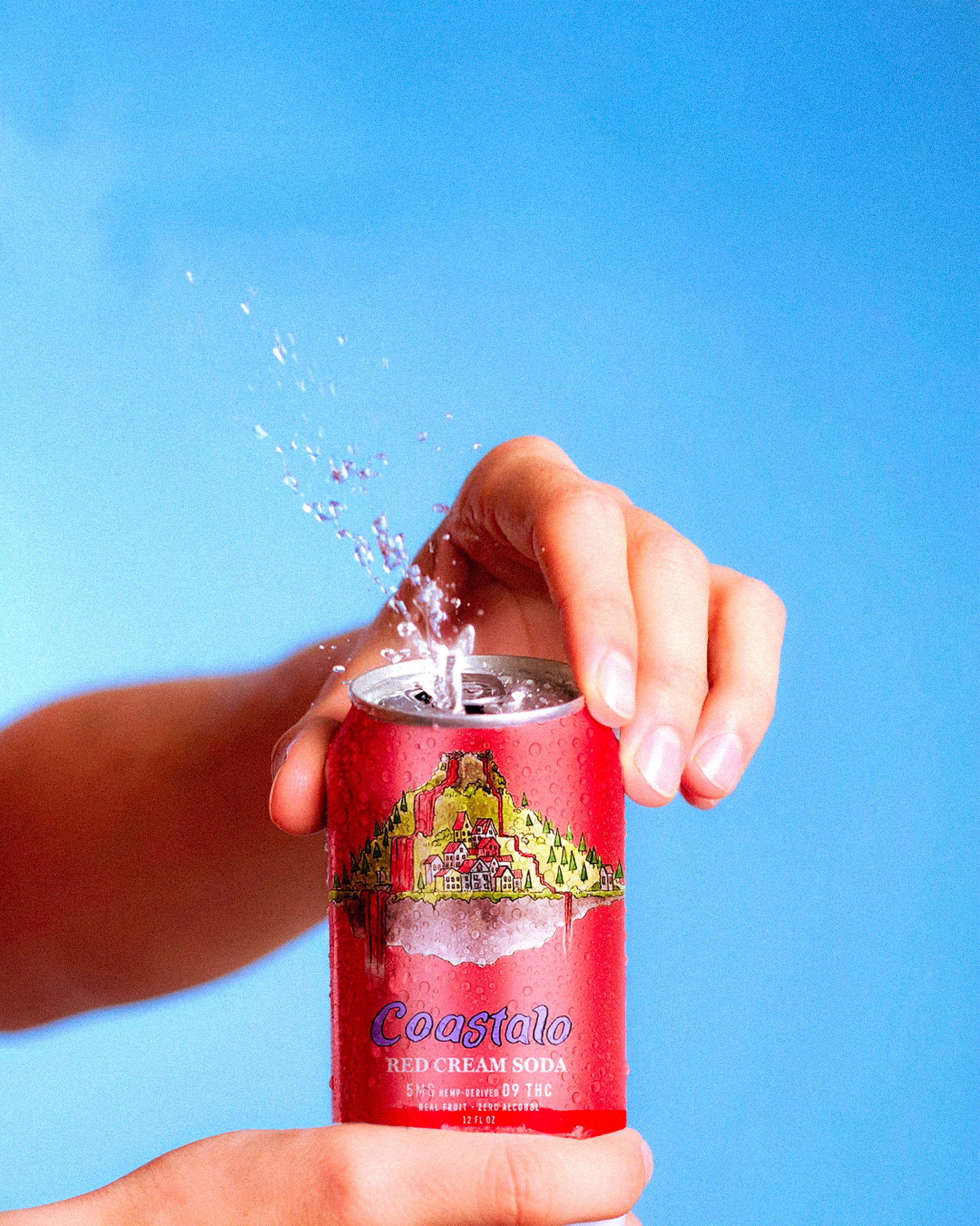 Coastalo Red Cream Soda 4 pack