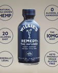 Willie's Remedy+ 10mg THC Infused Social Tonic (50mL shots) 24-pack