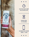 Willie's Remedy 5mg Black Cherry Lime Soda activation time (15-30 mins)