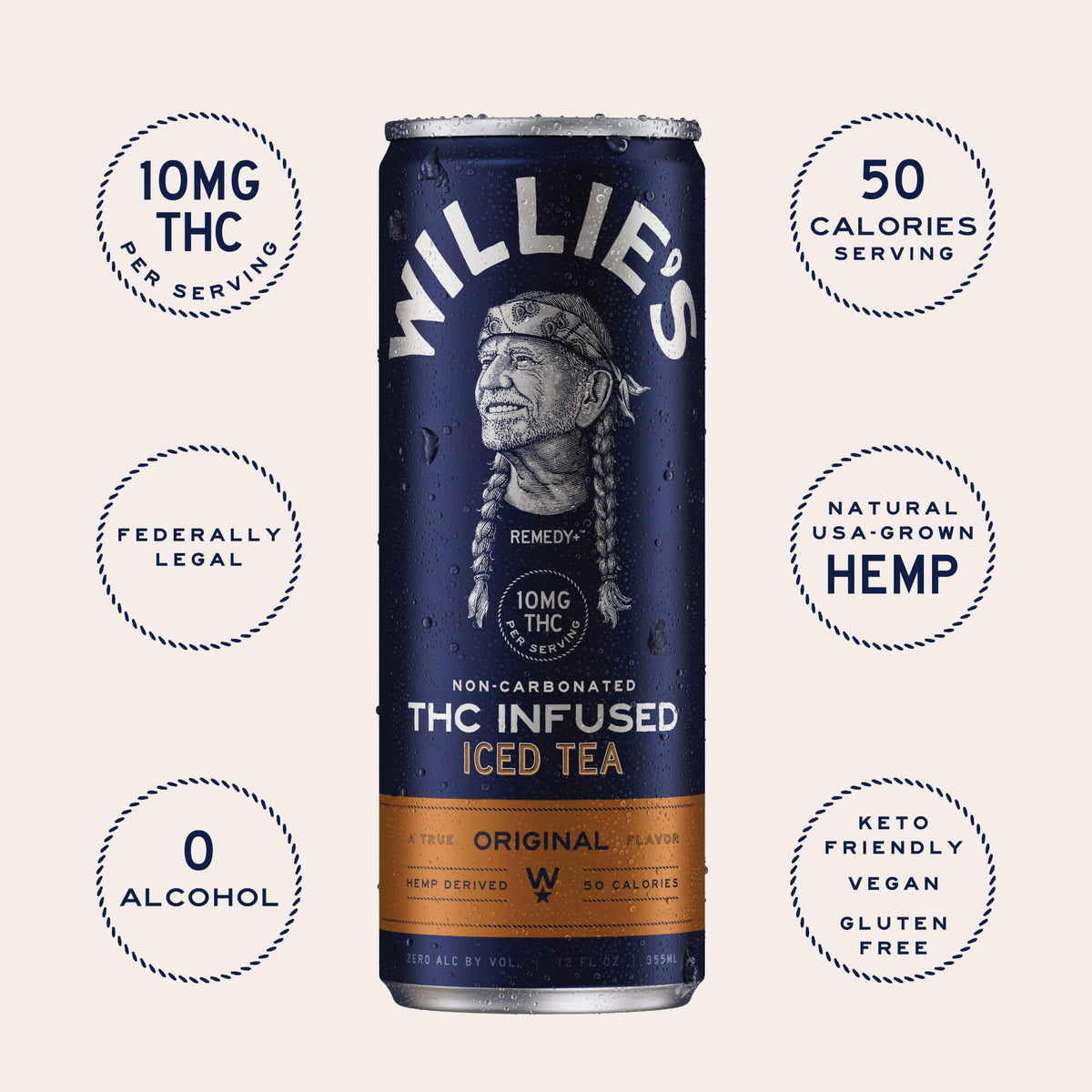 Willie's Remedy THC Infused Iced Tea 10mg
