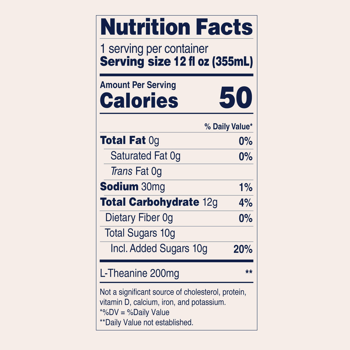 Willie's Remedy OG Lemonade 5mg nutrition facts