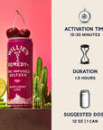 Willie's Remedy+ 10mg Black Cherry Lime THC Infused Seltzer