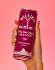 Willie's Remedy+ 10mg Black Cherry Lime THC Infused Seltzer
