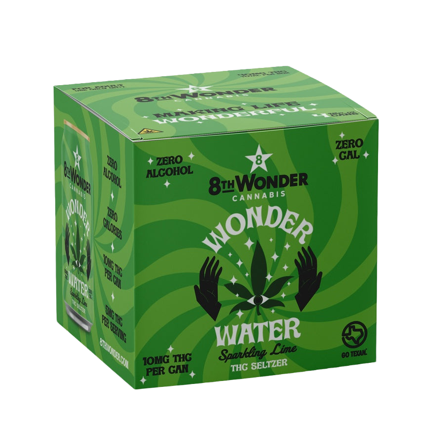 Wonder Water 10mg Sparkling Lime THC Seltzer