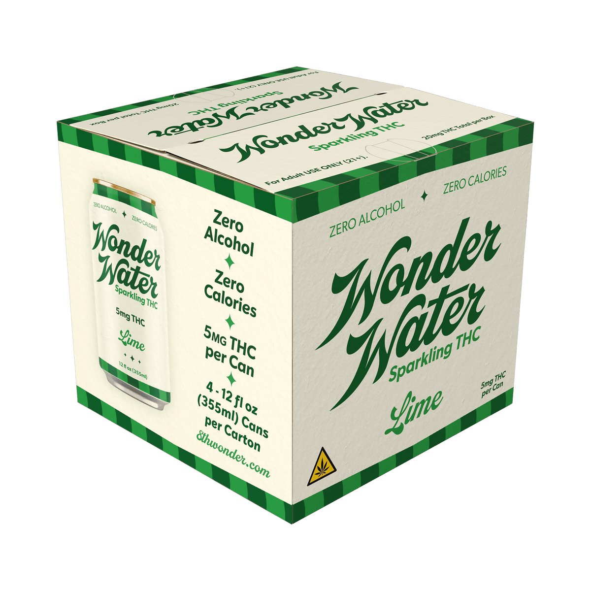 Wonder Water 5mg Sparkling THC Lime