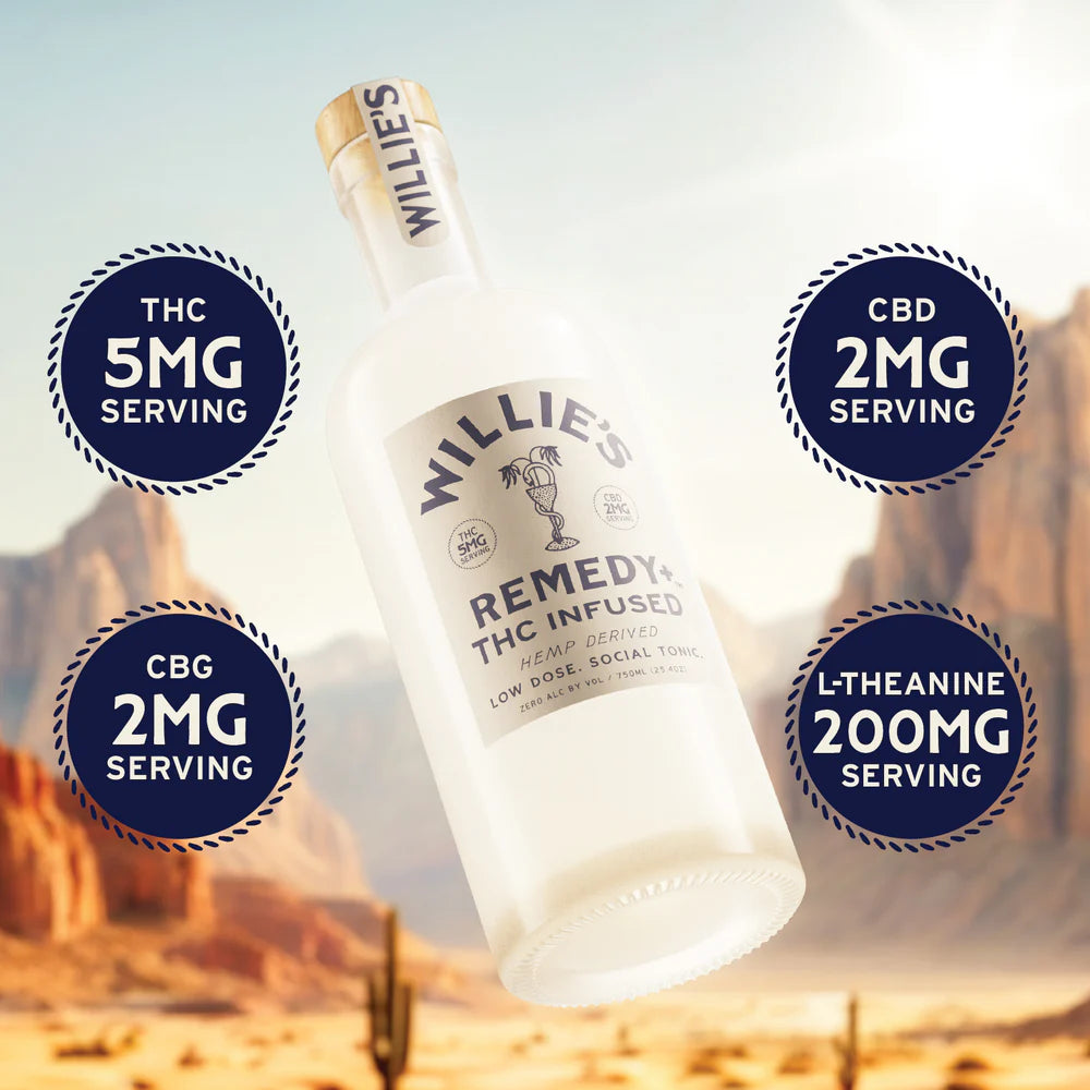 Willie's Remedy+ 5mg Low Dose 750ml Bottle