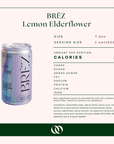 BRĒZ Lemon Elderflower 7.5oz - 4 Pack - Buzz by Boisson