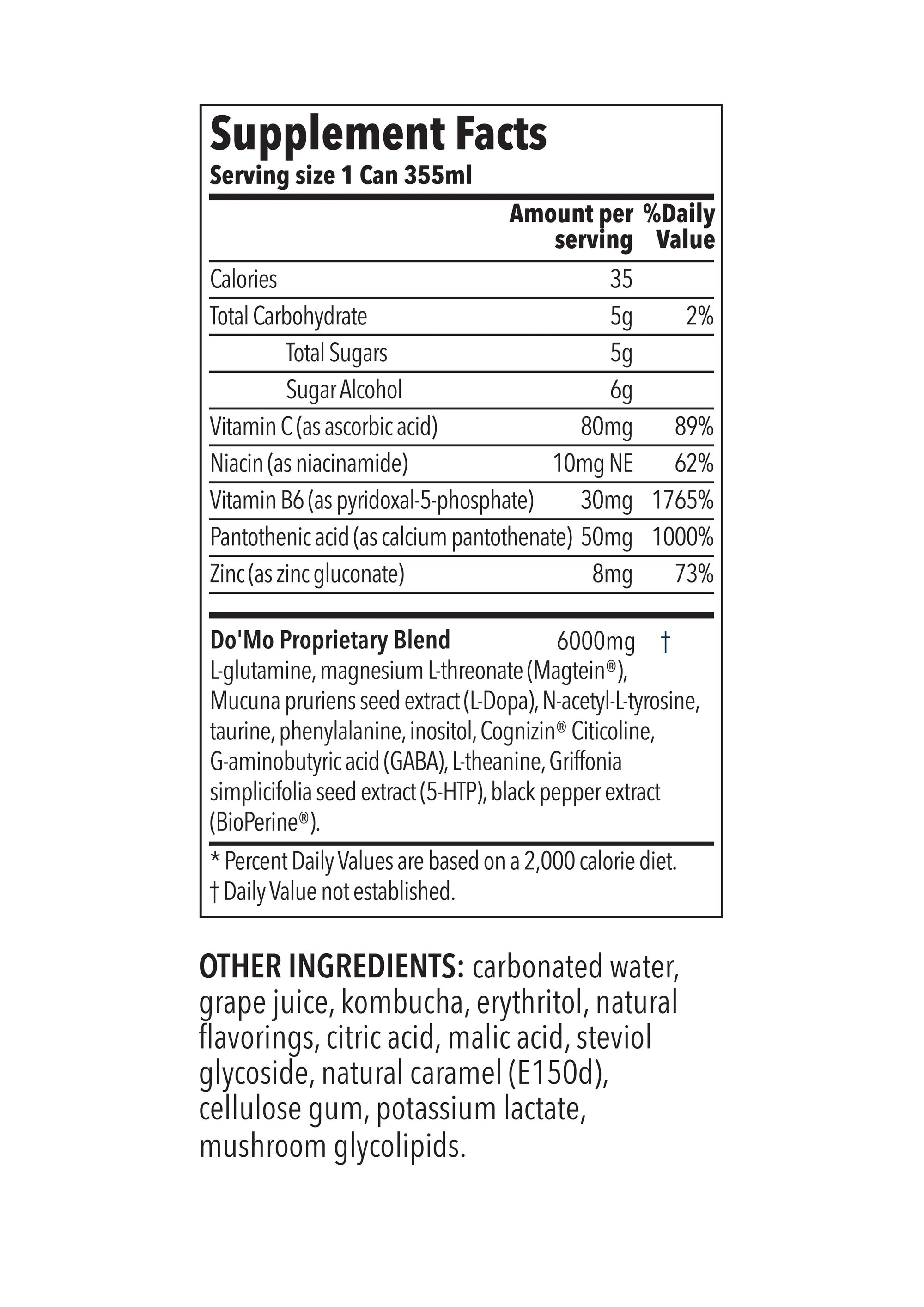 Do'Mo - Ginger Miso Mule - Functional Beverage - 12oz - Buzz by Boisson