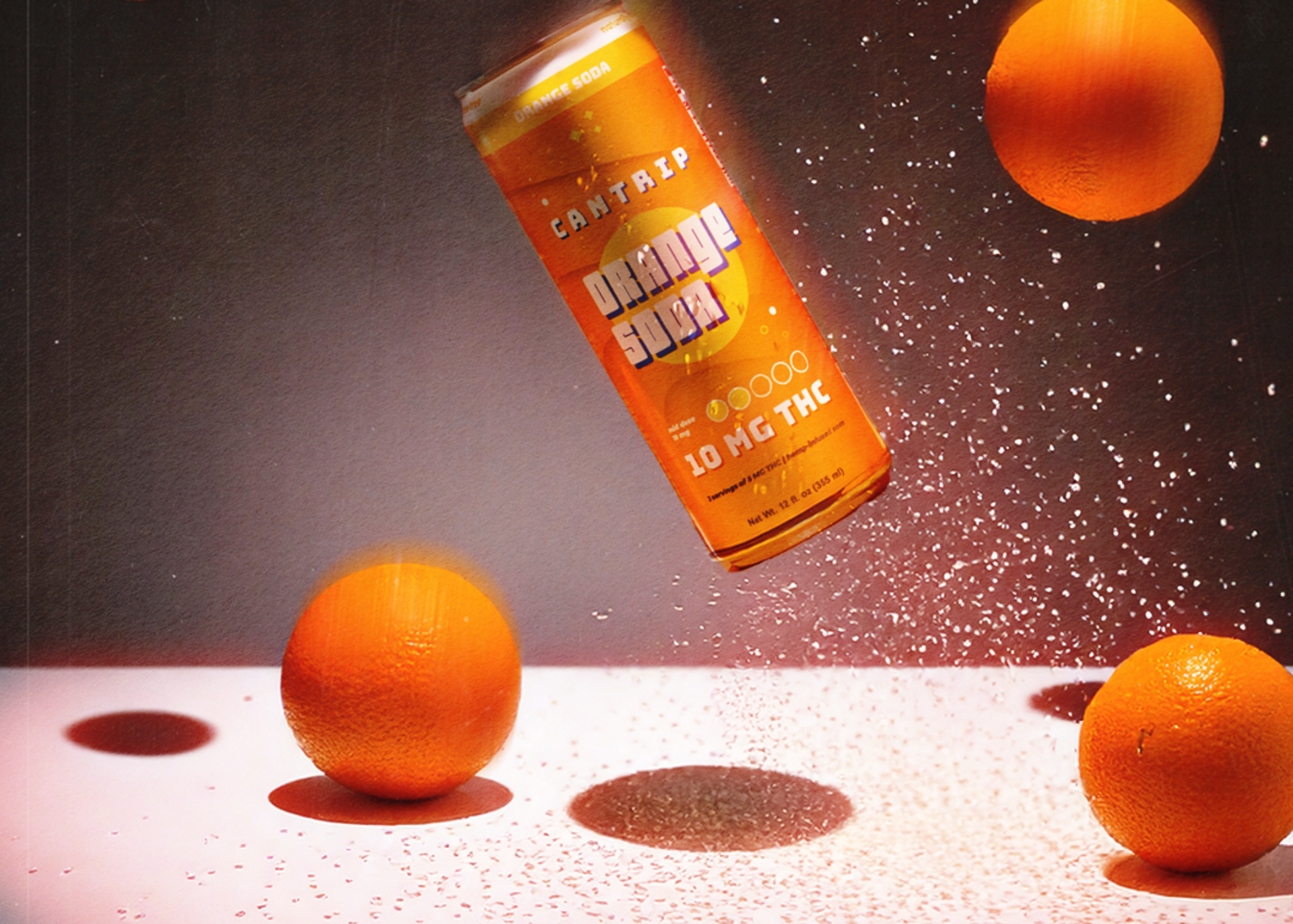 Cantrip Orange Soda - 10mg 4 Pack Cans