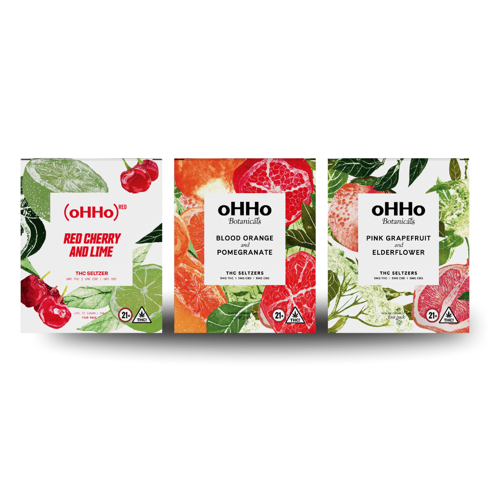 oHHo 5mg Sampler Bundle - 12 Cans - Buzz by Boisson