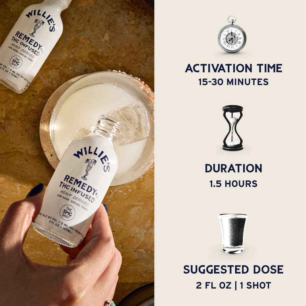 Willie's Remedy+  5mg Low Dose Shots