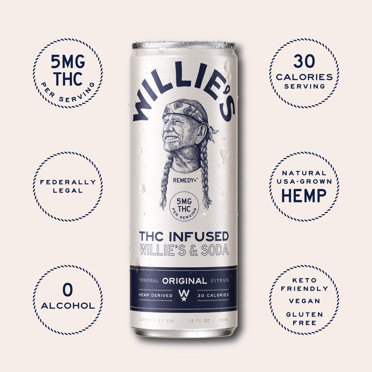 Willie's Original THC Infused Willie's &amp; Soda