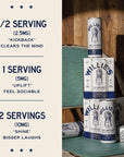 Willie's Original THC Infused Willie's & Soda serving size