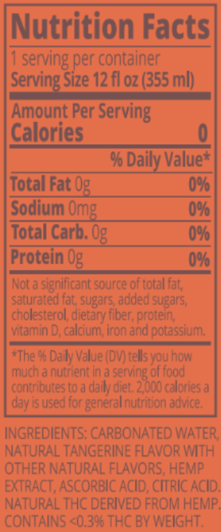 Wynk - Tangerine - 5mg THC Seltzer - 6pk - Buzz by Boisson
